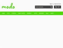 Tablet Screenshot of modotoys.net